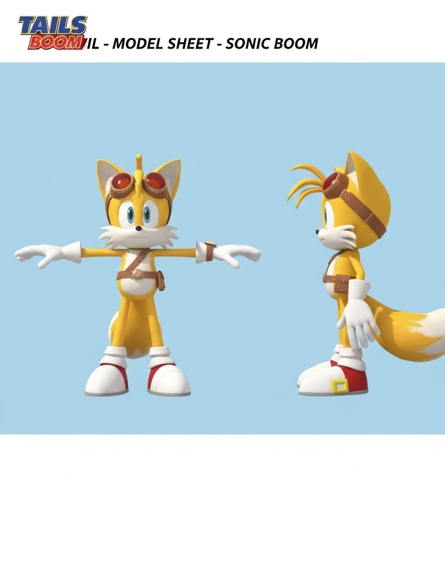 Sonic R Tails Inner Ear Model Model sheet IA Tails Sonic by Jmsg1994 on DeviantArt