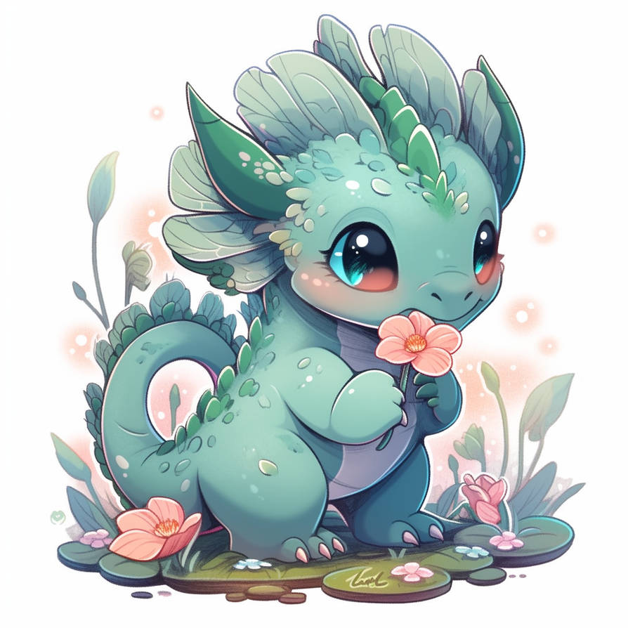Chibi Raspberry Dragon chibi dragon by SuvienurAI on DeviantArt
