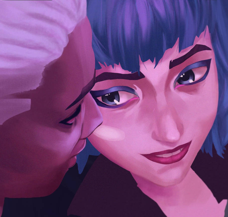 Ekko Inx jinx ekko painting by PowderJinxedIt on DeviantArt