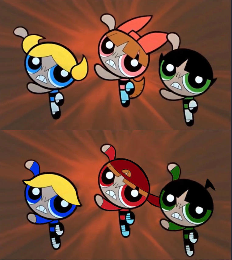 The Powerpuff Girls Rowdyruff Boys 1x12 Monkey See, Doggy Two
