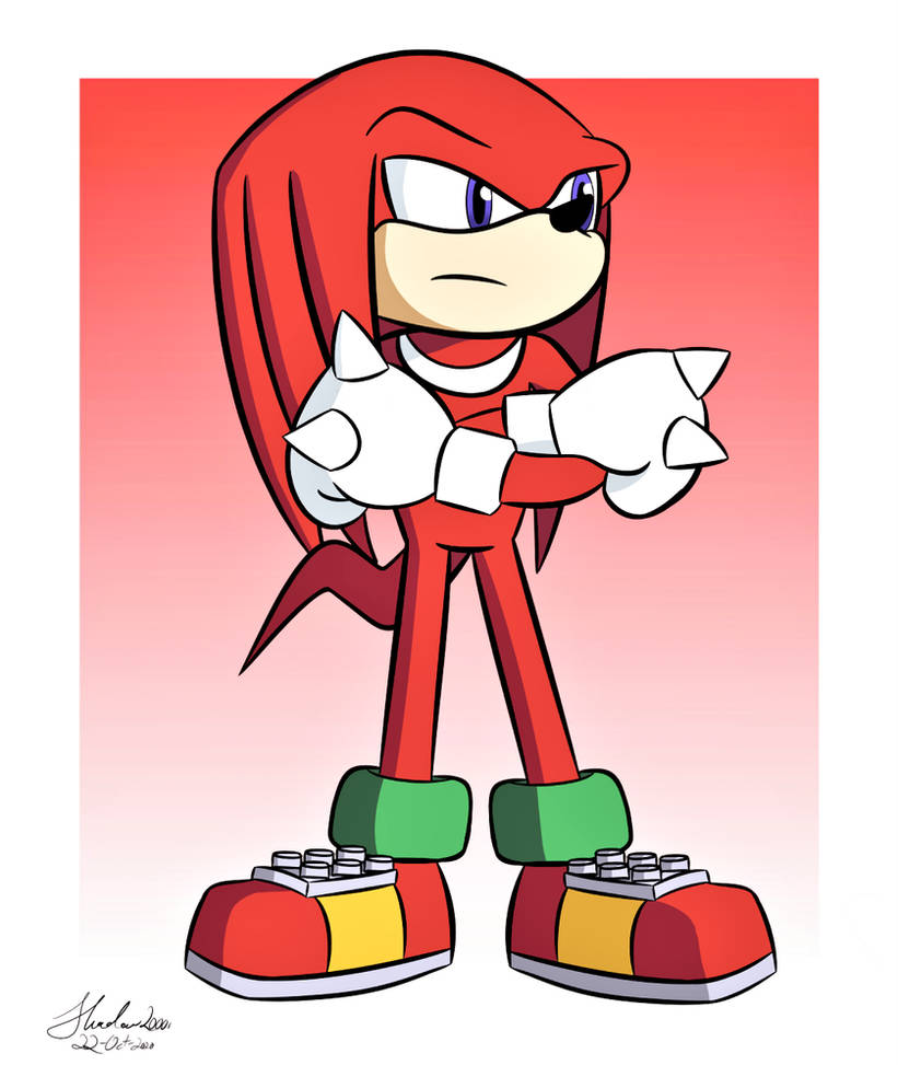 Knuckles the Echidna by Shadow2000s on DeviantArt