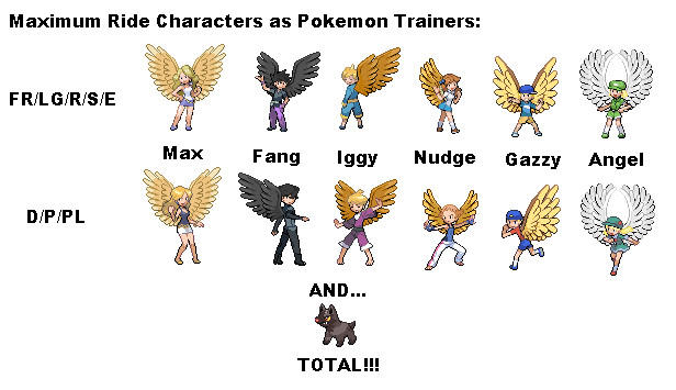 Maximum Ride Pokemon Edition by MAKENNAW12 on DeviantArt