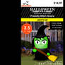 WTC-3ft Halloween Airblown Witch with Broom