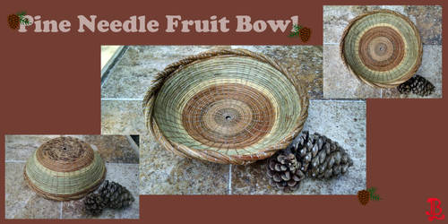 Pine Needle Fruit Bowl