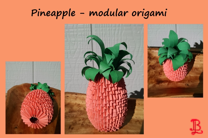 Pineapple - modular origami