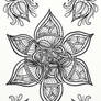 Celtic Knot Flower Coloring Page