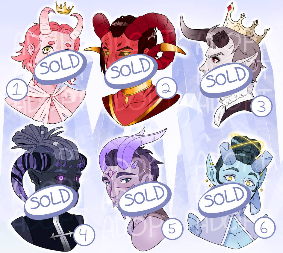 Horned Gopher Deviantart Horned Humanoid Adopts - CLOSED by BananaPudding98 on DeviantArt