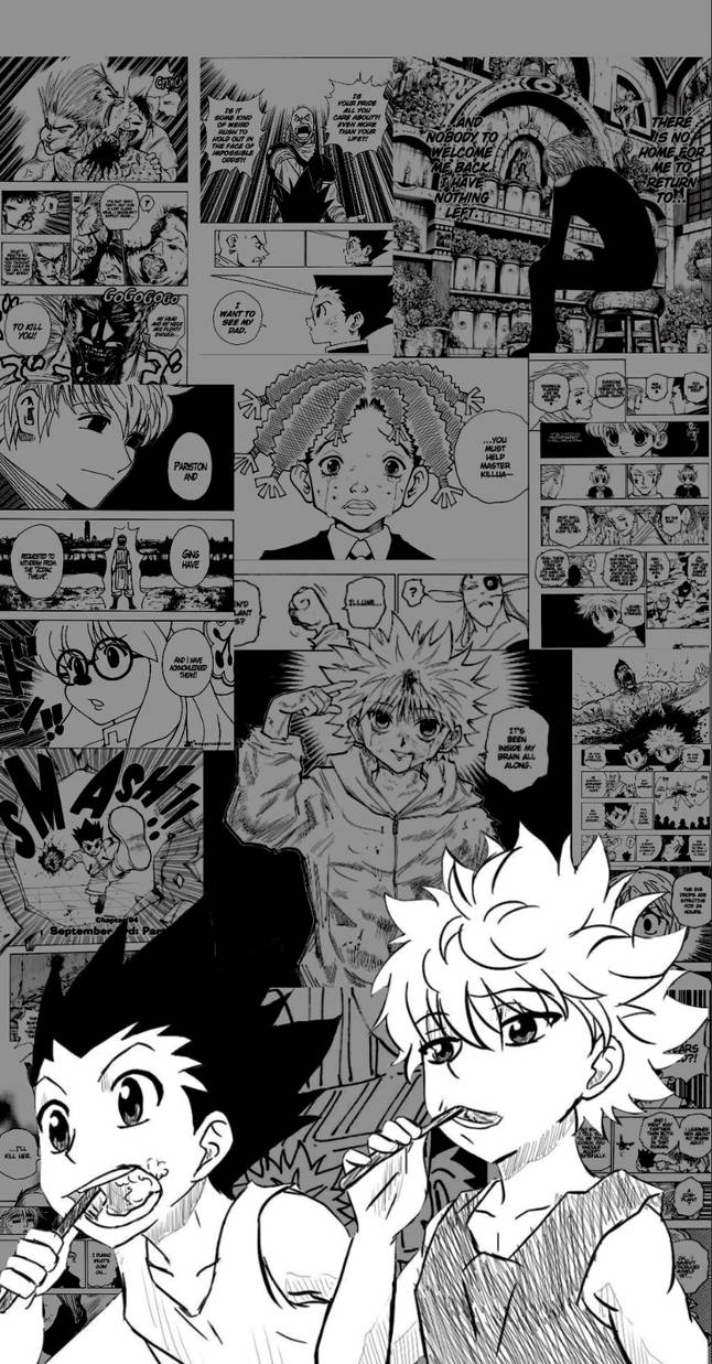 Gon X Killua Manga Iphone Wallpaper By Nenexhanako On Deviantart