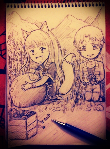 Sketch Spice and Wolf