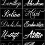 Fonts PACK 1.