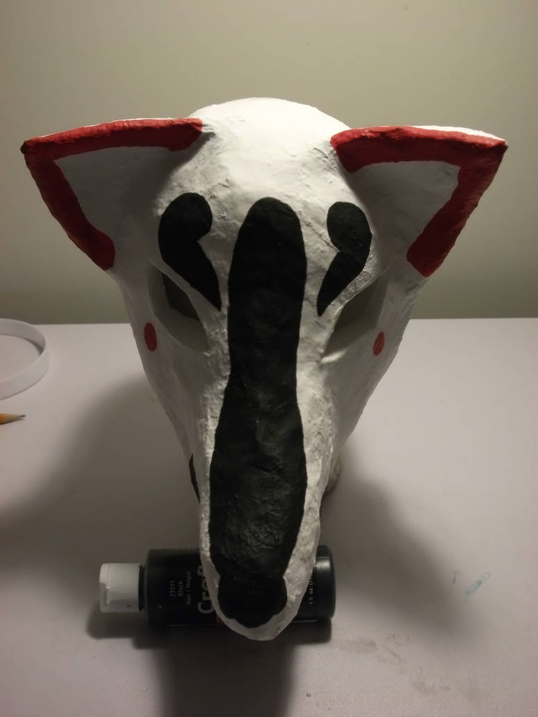 Finished Ninetails Mask by KiwisGoRAWR on DeviantArt