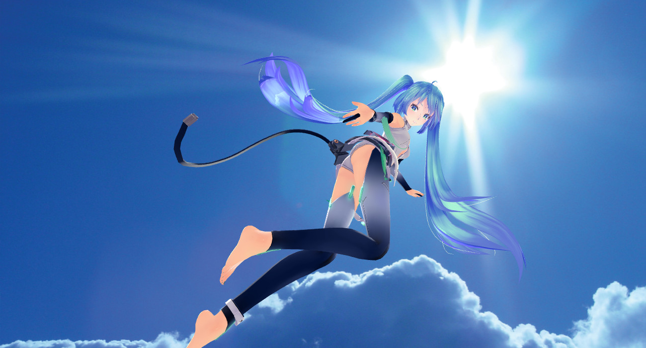 MMD - Miku TDA Flying (Unedited Ver.)