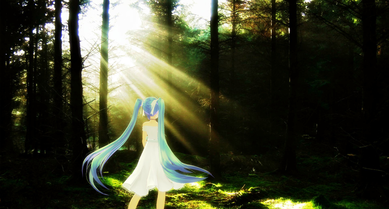 MMD - Miku TDA White Dress Celtic (Edited Ver.)