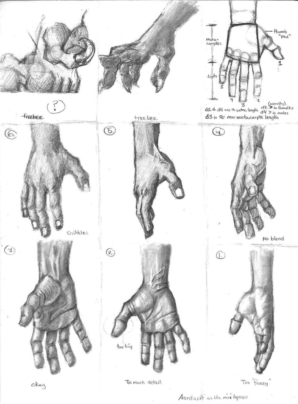 Hand Technical Drawings #1 by Fuulikoo on DeviantArt