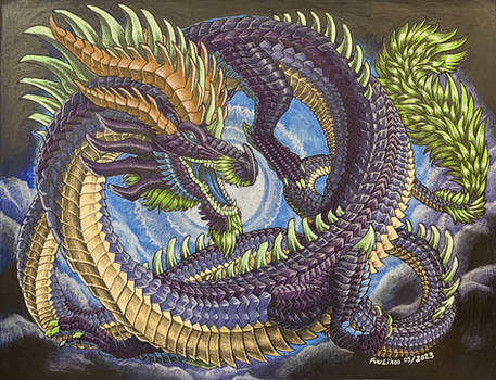 Purple Eastern Dragon 