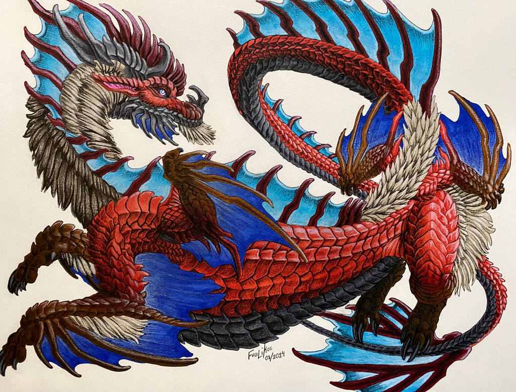 Fox Dragon Deviantart Fox Dragon Drawing by Fuulikoo on DeviantArt