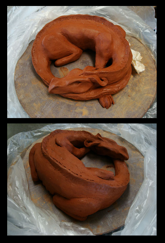 Ceramic Dragon-Unfinished