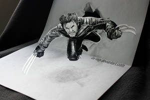 Coacuatchoo - 3D DRAWING on PAPER