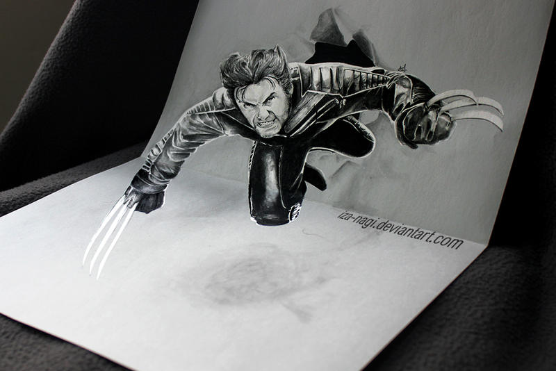 Coacuatchoo - 3D DRAWING on PAPER by Iza-nagi