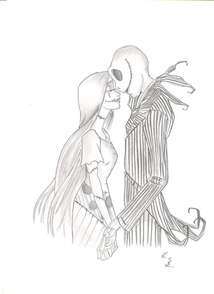 Jack Skellington and Sally by EricaT03 on DeviantArt