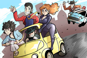 Lupin III Car Chase