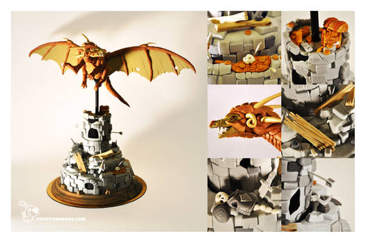 Dragon Tower Cake