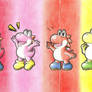 Rainbow Yoshies