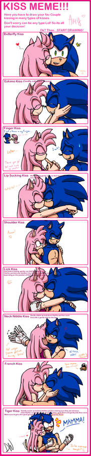 kiss meme SonAmy_Amy