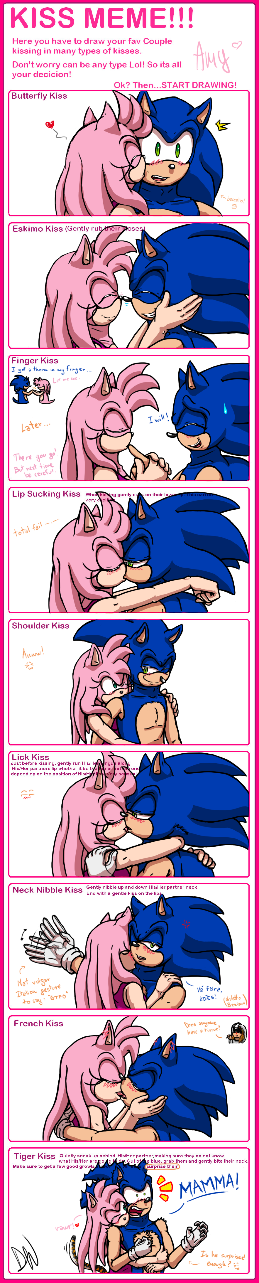 Sonamy Kiss by Kathrime on DeviantArt