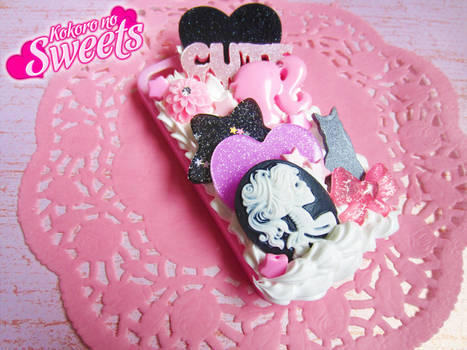 Pink Creepy Cute Decoden Iphone 4/4S Case
