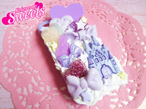 Purple Kawaii Decoden Iphone 4/4S Case