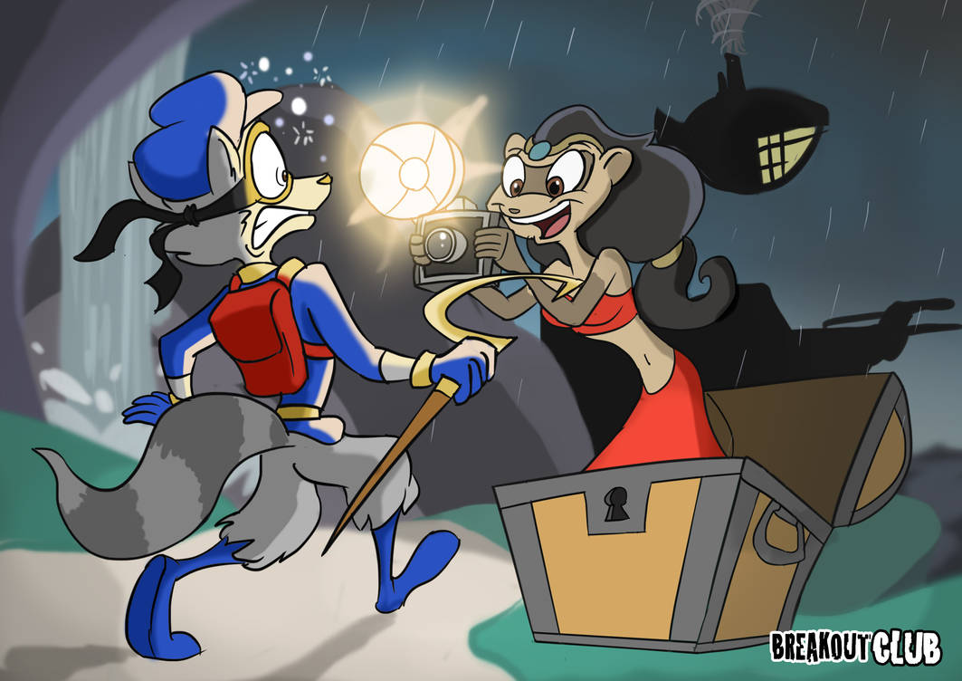 Cover art for The Adventures of Sly Cooper #2 by skullbabyland on