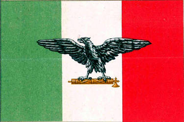 Italian Social Republic original war flag