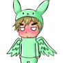 OMG ITSA FLYING MINT BUNNY