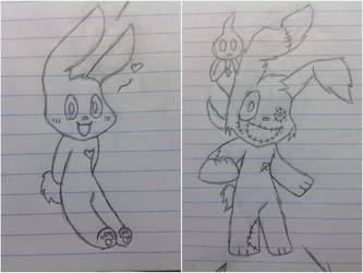 Before and After Stitches sketch