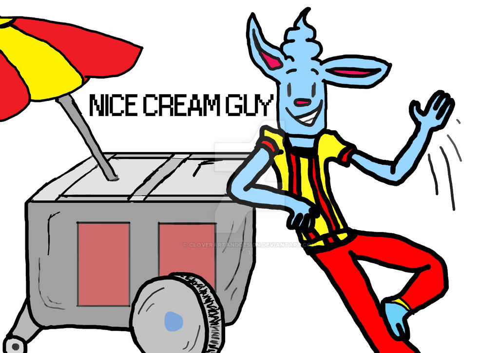 Nice Cream Guy UNDERTALE by CloverArtandDesign on DeviantArt