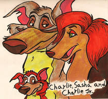 Charlie, Sasha and son