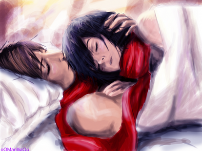 [Mikasa x Eren] Peaceful sleep.. ~