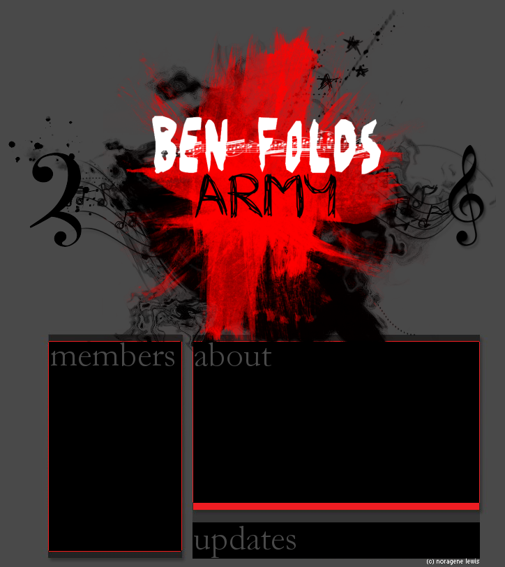 Ben Folds Army Web Interface