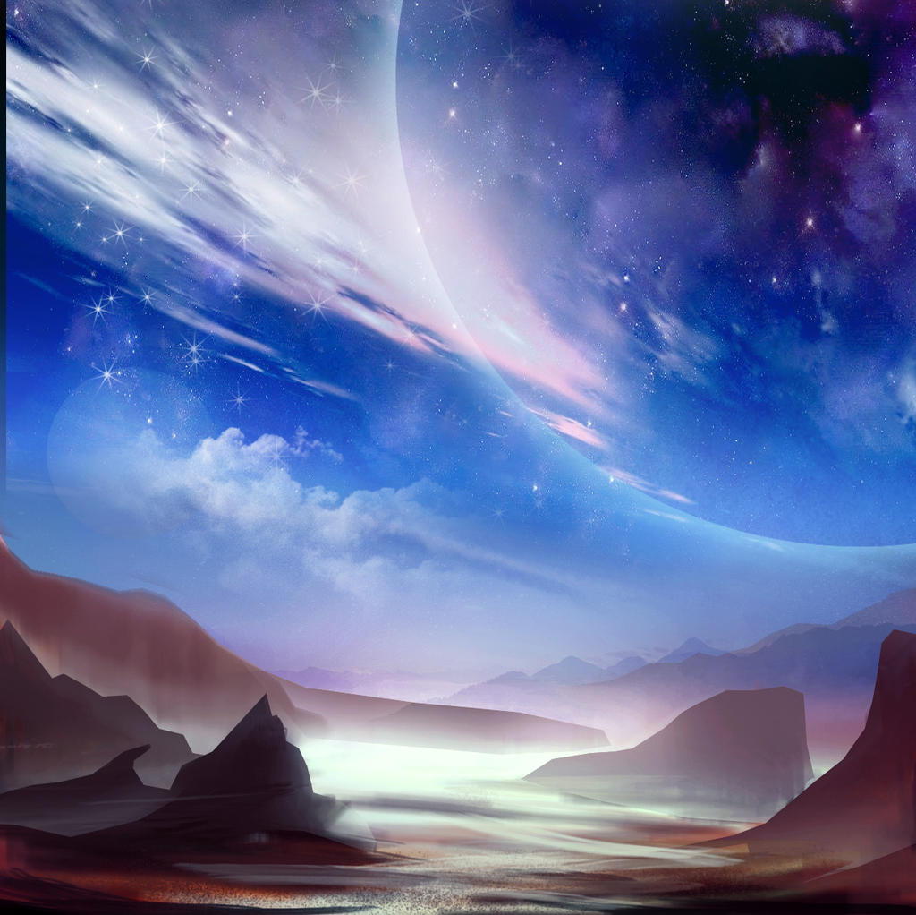 Space Landscape by Nneila on DeviantArt