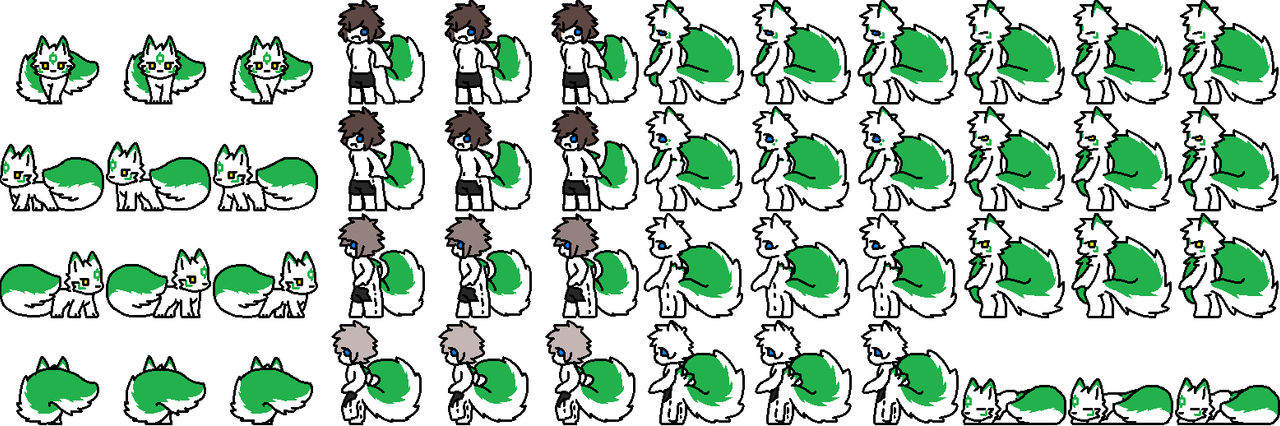 Changed Sprites Green Shizi by Wolf4716Gaming on DeviantArt