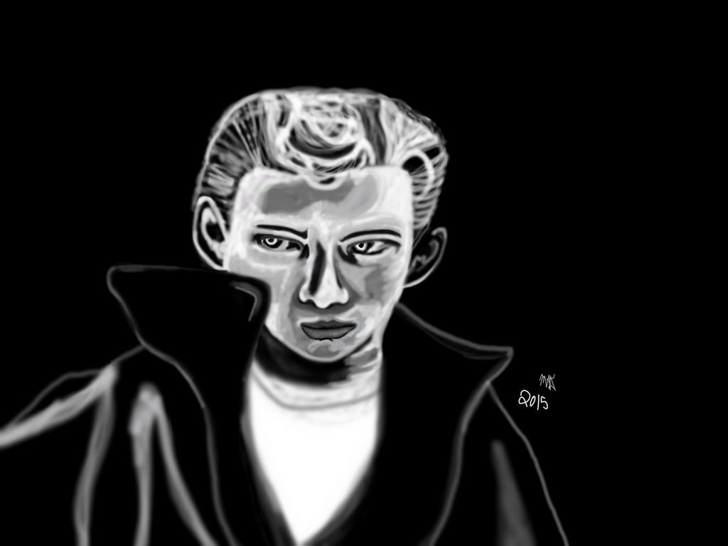 Mr James Dean fan art 2015