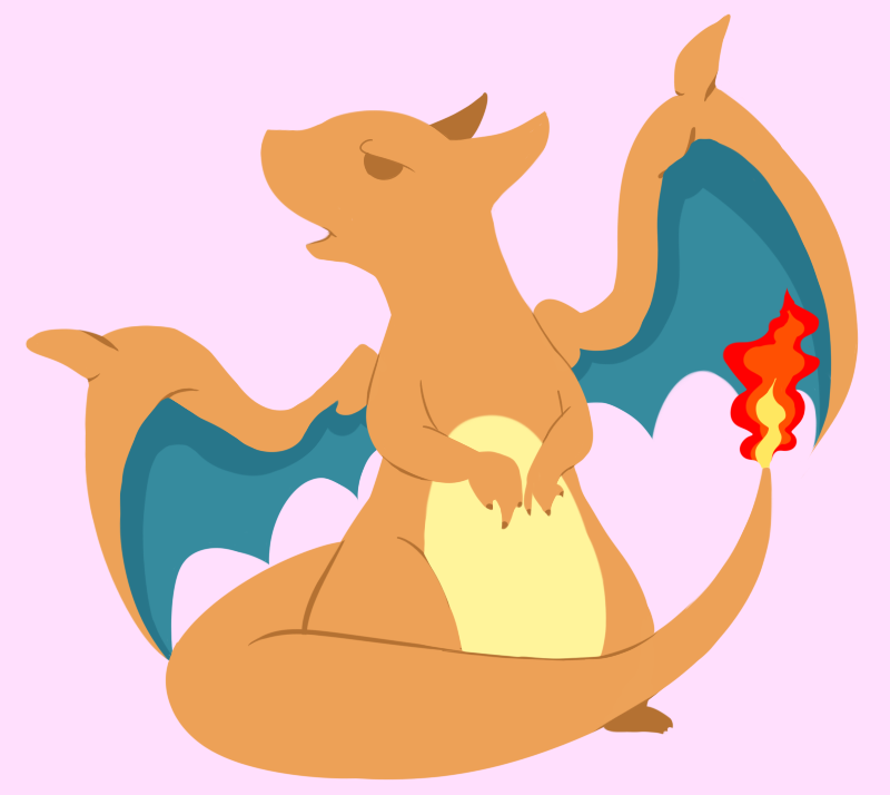 Charizard lineless