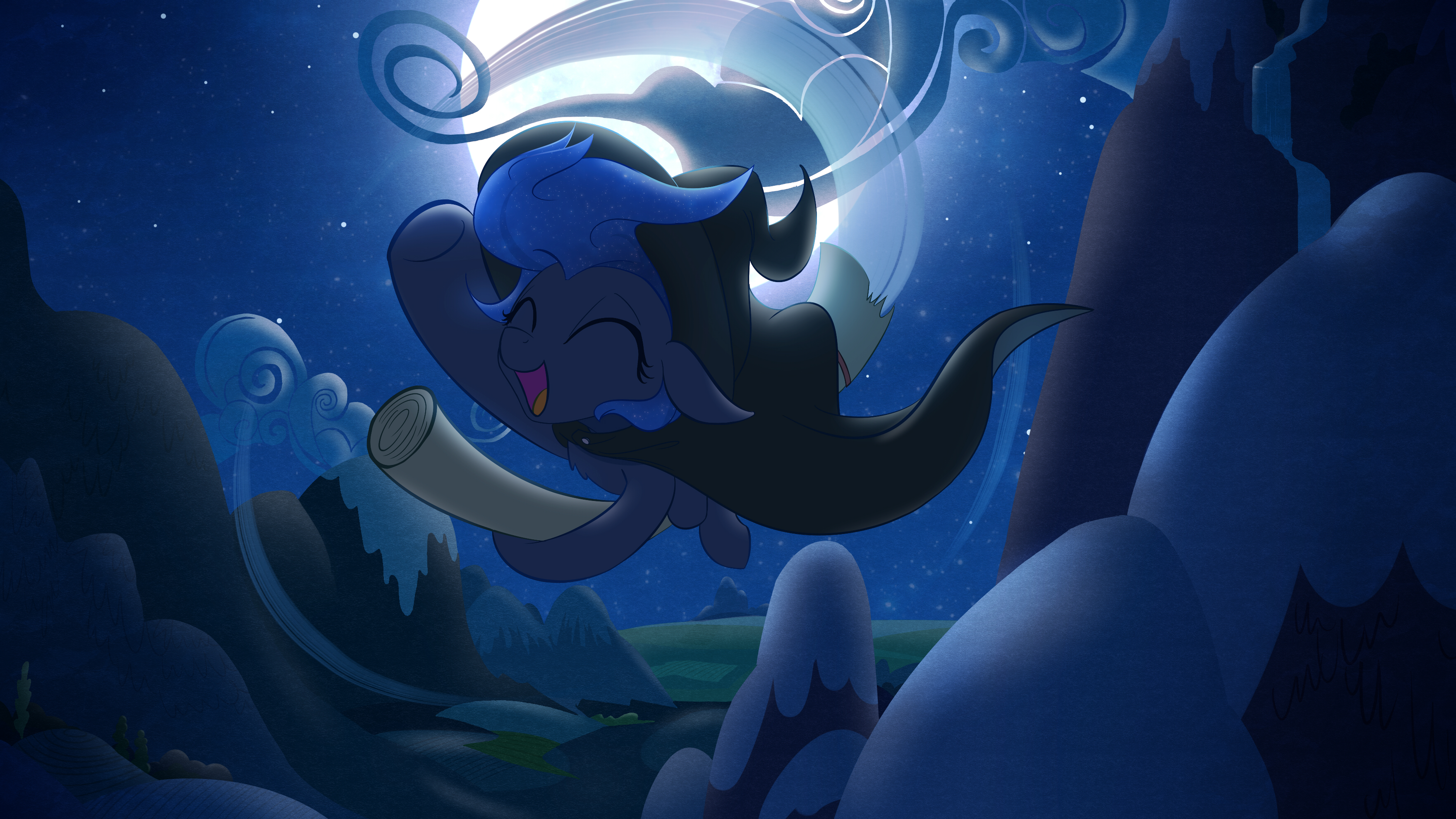 canterlot at night