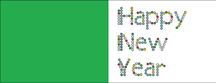 happy new year GREEN