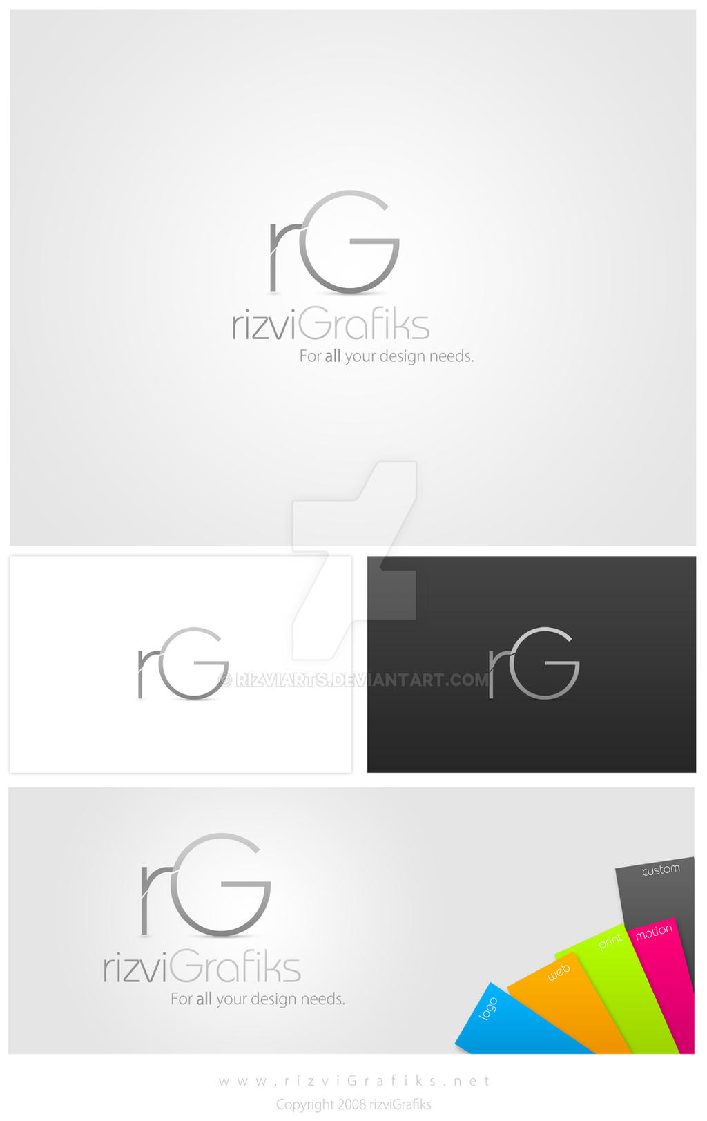 rizviGrafiks-new logo design