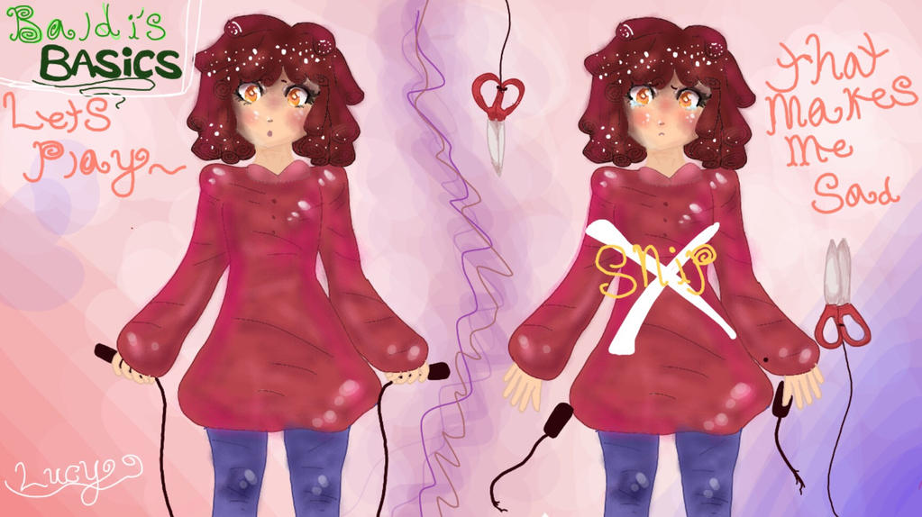 Baldis basics jump rope girl fanart by Lucypie75 on DeviantArt