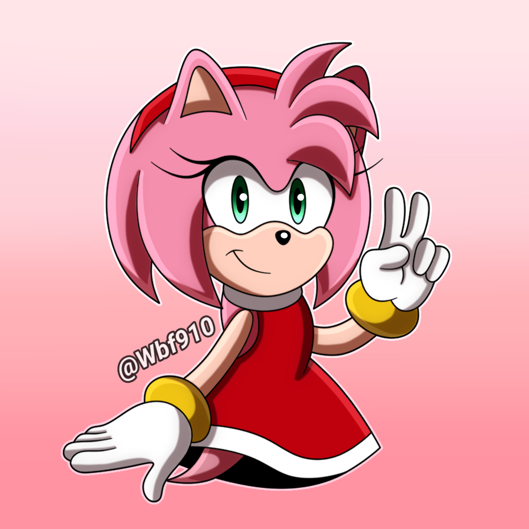 Classic Amy Rose Hugs Classic Sonic by Wbf910 on DeviantArt