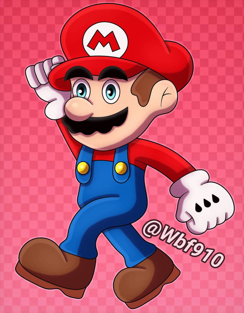 Mario Cartoon Deviantart Mario by Wbf910 on DeviantArt