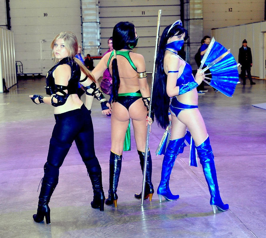 Kitana, Jade, Sonya